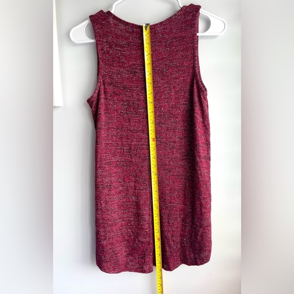 Burgundy Sparkle Tank Top with 'LOVE' Graphic - Picture 4 of 7